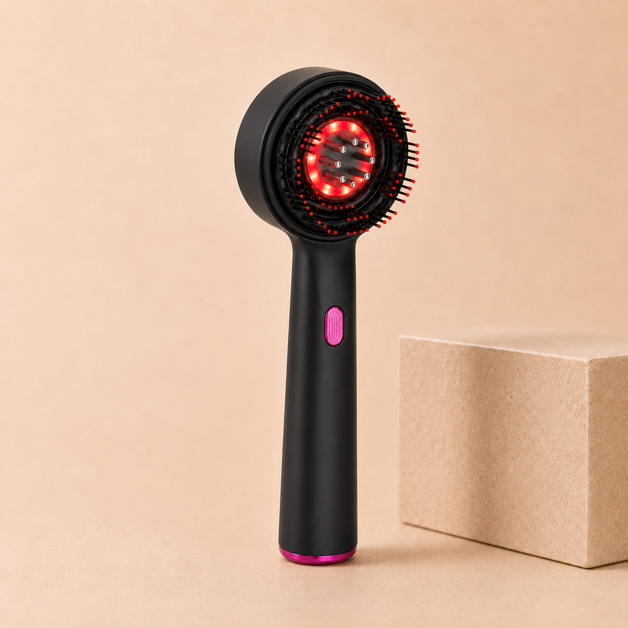 Revitalize Your Scalp with the Electric Scalp Vibration Massage Comb - Infrared Head Knead Massager for Hair Growth and Relaxation