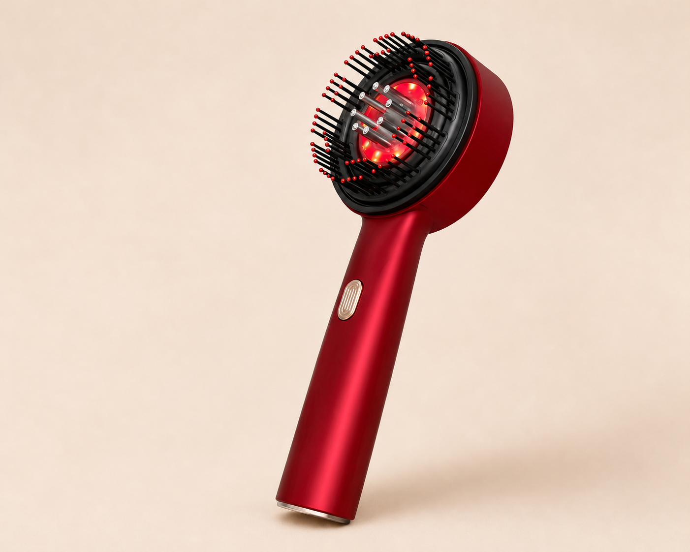 Electric Scalp Vibration Massage Comb Infrared Head Knead Massager Red Light Hair Growth Liquid Oil Applicator Anti-Hair Loss